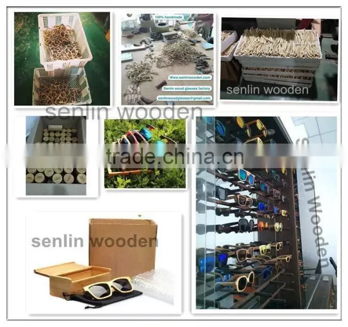 Handmade wood sunglasses skateboard wooden glasses eyewear frames in China high quality custom wood sunglasses