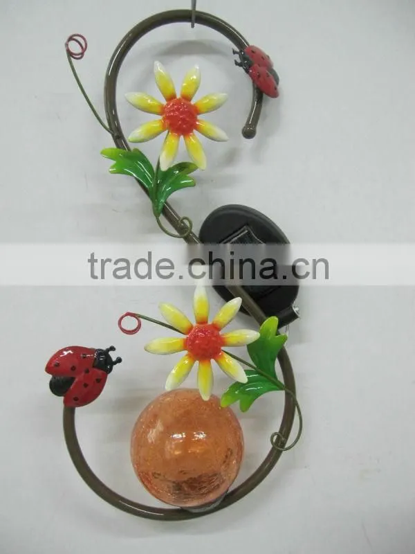 new! metal tree hanging solar light