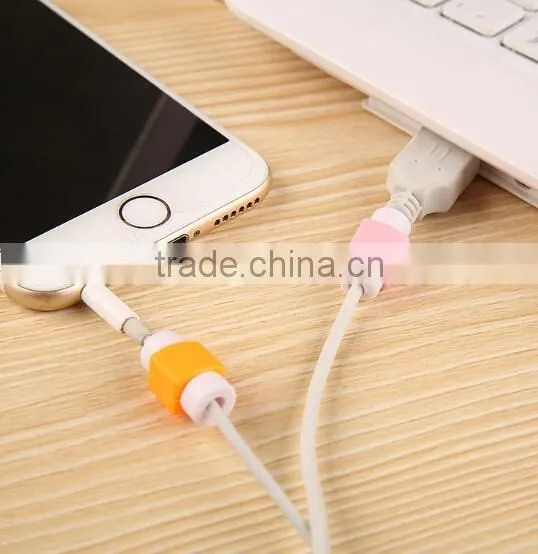 Good design Silicon Protector For Cable data / protector for earphone cable / cellphone cord protector