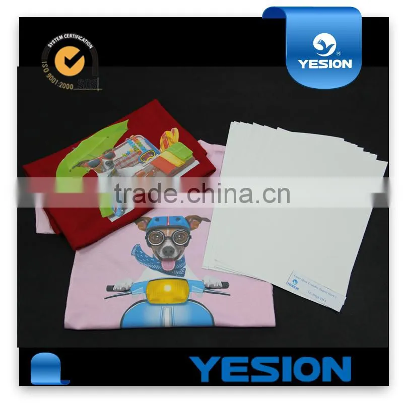 2016 factory good quality t shirt transfer paper
