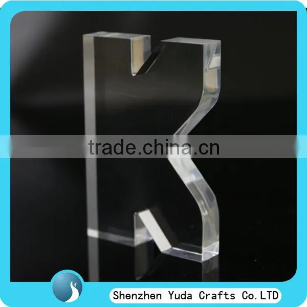 wholesale price laser cut clear letter acrylic sign, cut out plexiglass perspex letter G
