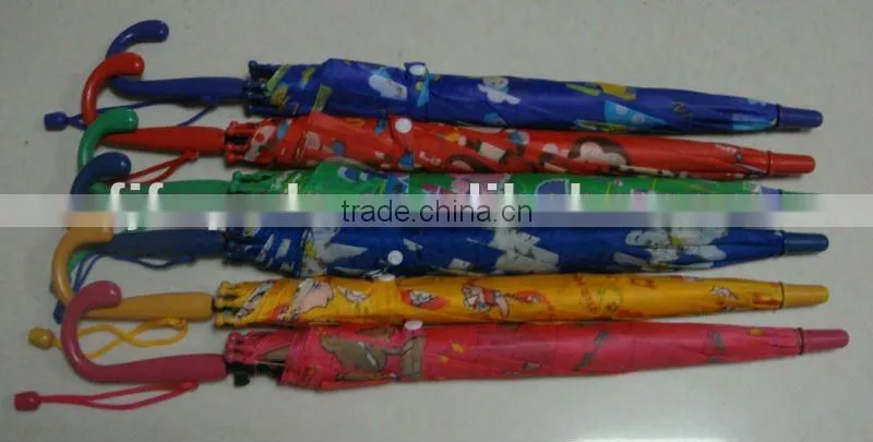 15inch promotional wholesale children umbrella with full printing