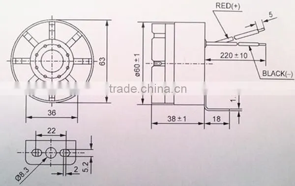 Electronic products high frequency siren