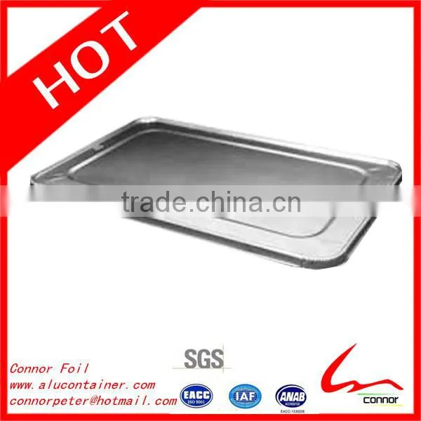 Disposable Hard Rectangular Aluminum Foil Board Lid For Full Size Foil Pan 50/Case