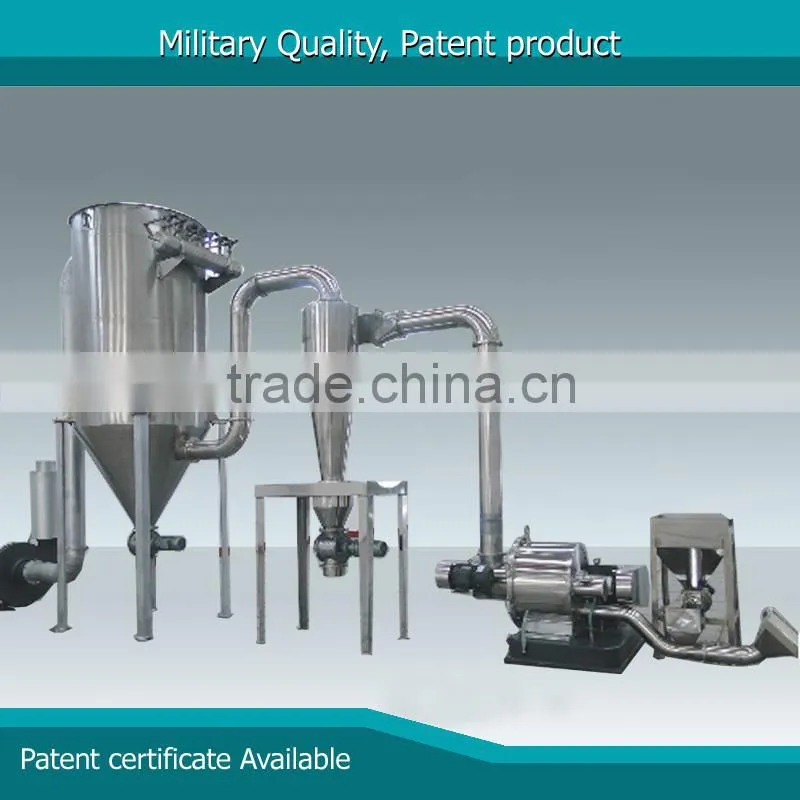 JSDL Patent Product Fluided bed micronizer jet mill