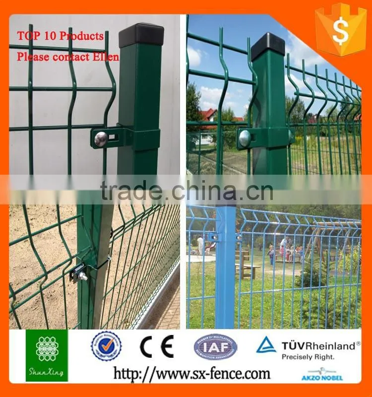 TOP 10 Products Cheap Price RAL7016 Gray Powder Coated Iron Wire Mesh Fence