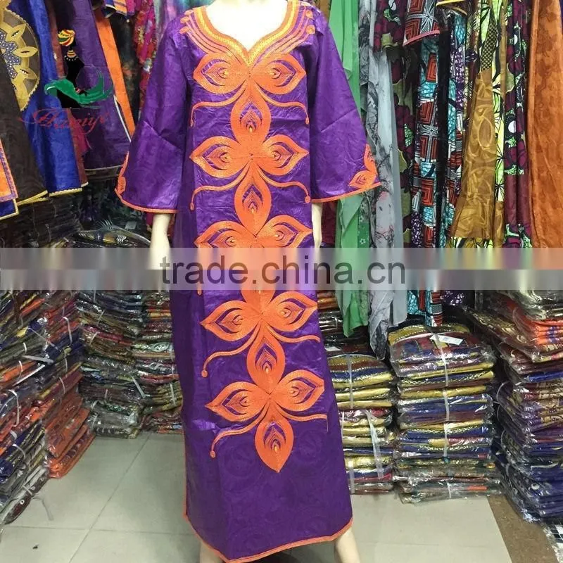bazin riche dress 2016 african bazin embroidery design dress for women design fashion dress