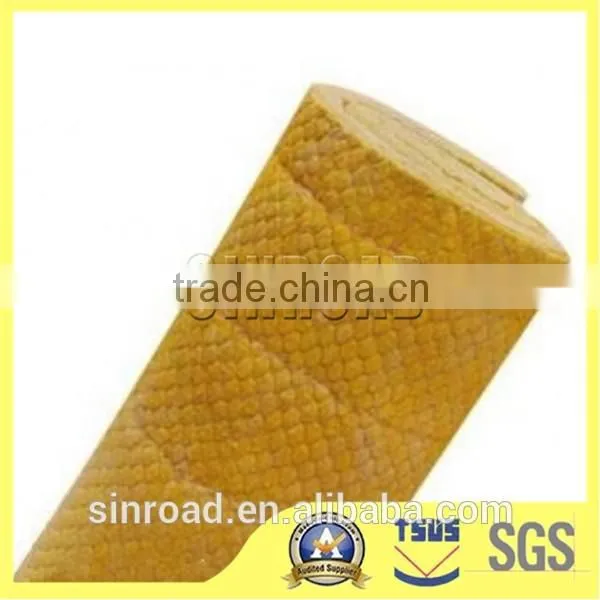 Thermal Insulation Material Torch Membrane Rockwool Pipe / Tube 100kg/m3