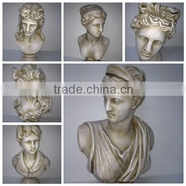 Outdoor garden decoration statue, angel garden statues with garden flower pot