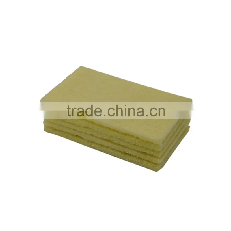 JML light yellow scouring pads for household,chair washing