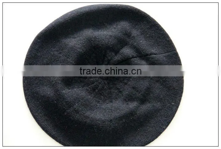 100% cashmere female hat