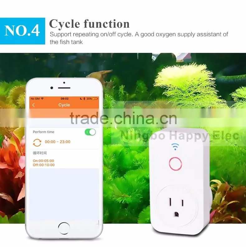 wifi/ zigbee/bluetooth plug in control light Wi-Fi smart plug wifi socket