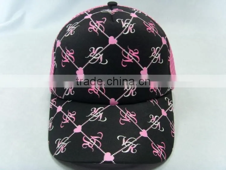 custom cap with mesh stool