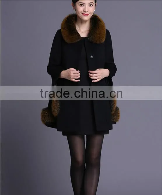 Women 100% cashmere winter coat