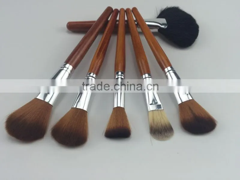 2015 big size newest pink goat hair 24PCS In Bag Packing for Makeup Brush Set