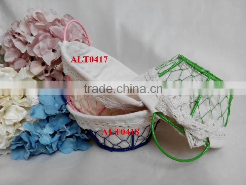 iron wire basket home storage basket china whloesale baskets