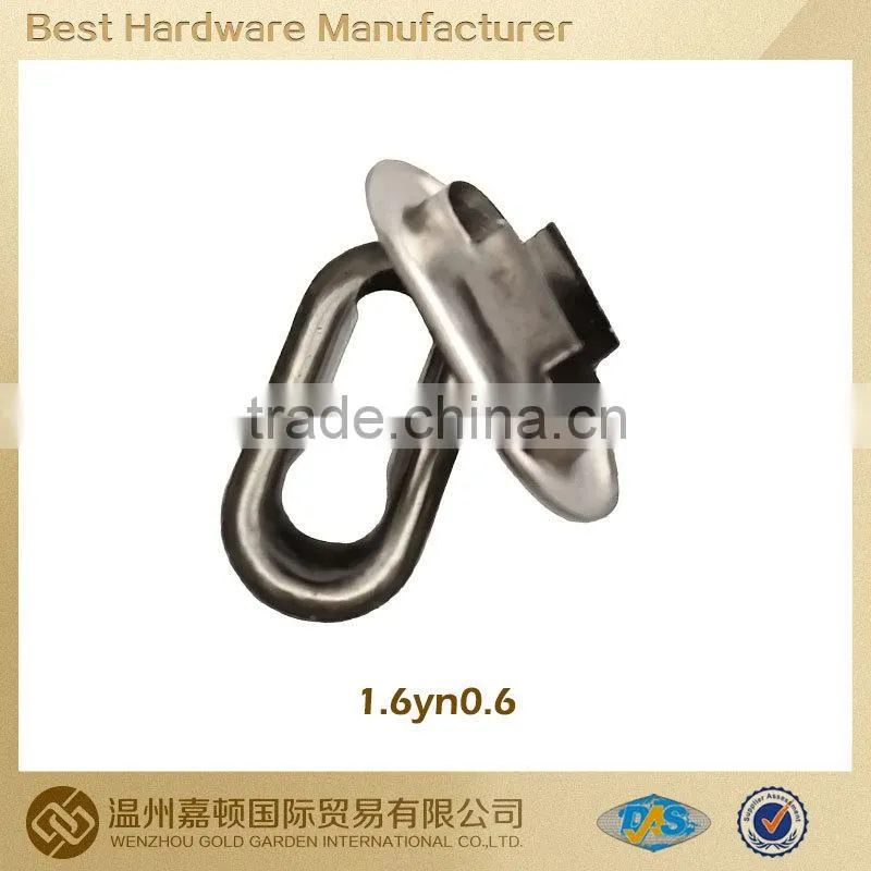 Good quality 16mm*6mm metal Oval Grommet for Apparel Shoe bag