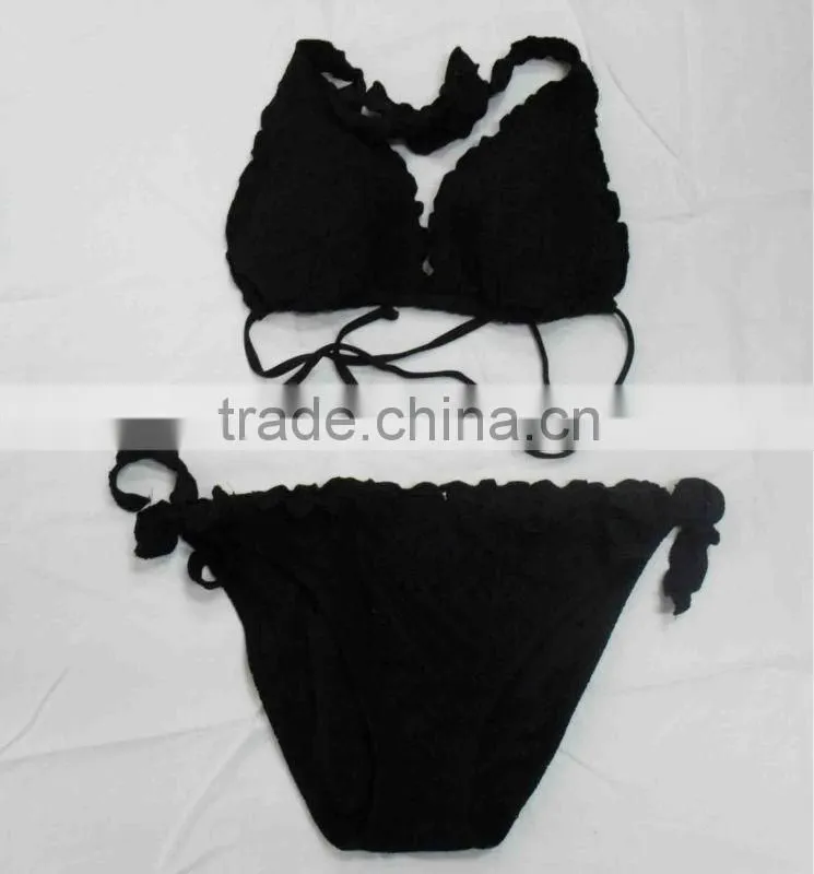 Colorful Flowers Sexy Underwire Cups Push-up Padding Swimwear
