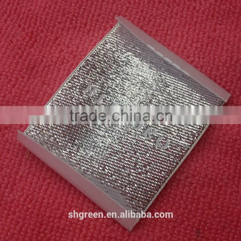 Hot cut fabric end folding main woven labels for garment