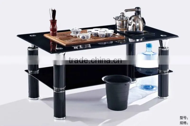 modern home living room glass coffee table