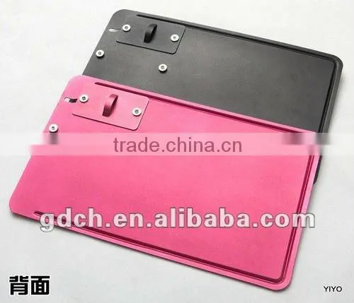 Portable folding laptop swivel table with adjustable height