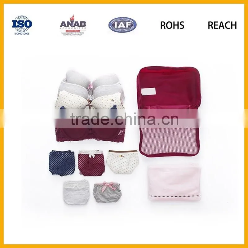 Portable Travel bra underwear strorage bag, multicolor underwear storage bag