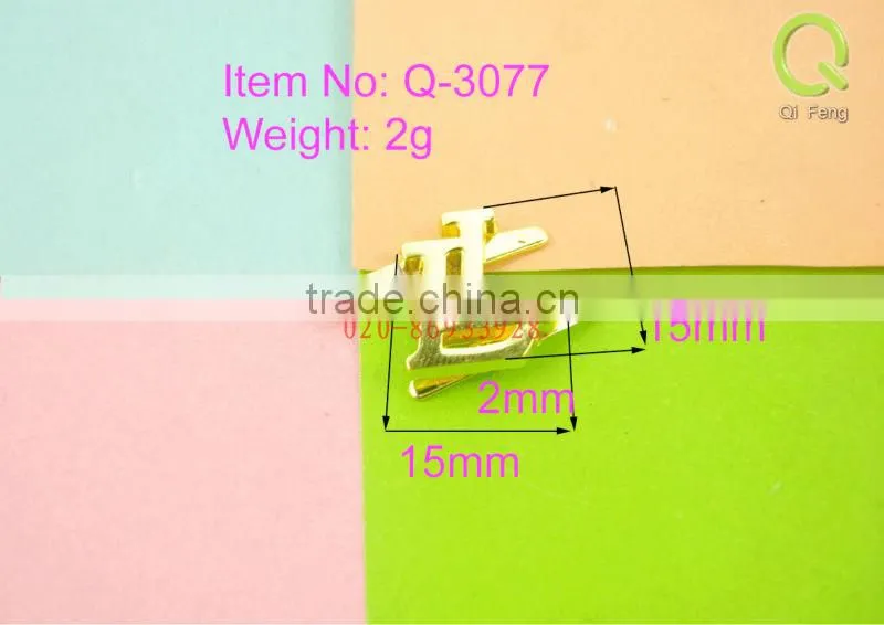 metal plates brand logos, small metal plate q-3077