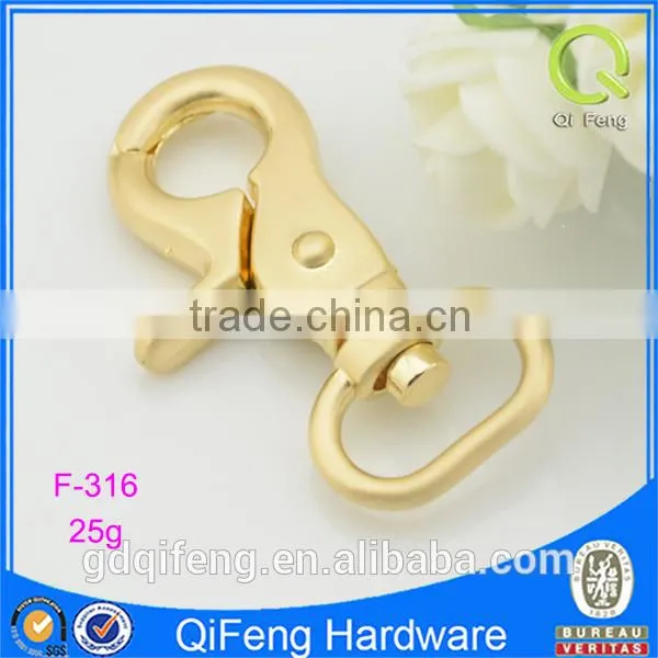 handbag chain accessory light gold color snap carabiner hook
