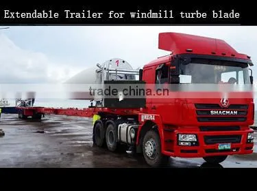 TITAN Extendable Trailer for 45mts 56mts 60 meters Wind Blade Transport