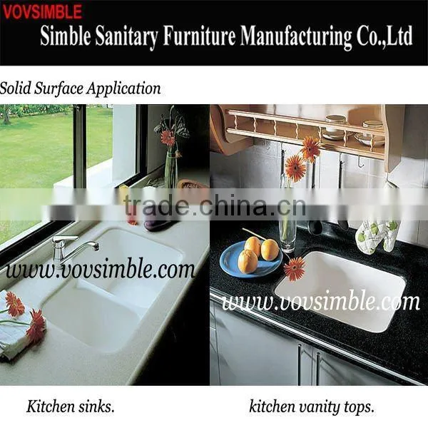 Environment friendly corian acyrlic solid surface sheets