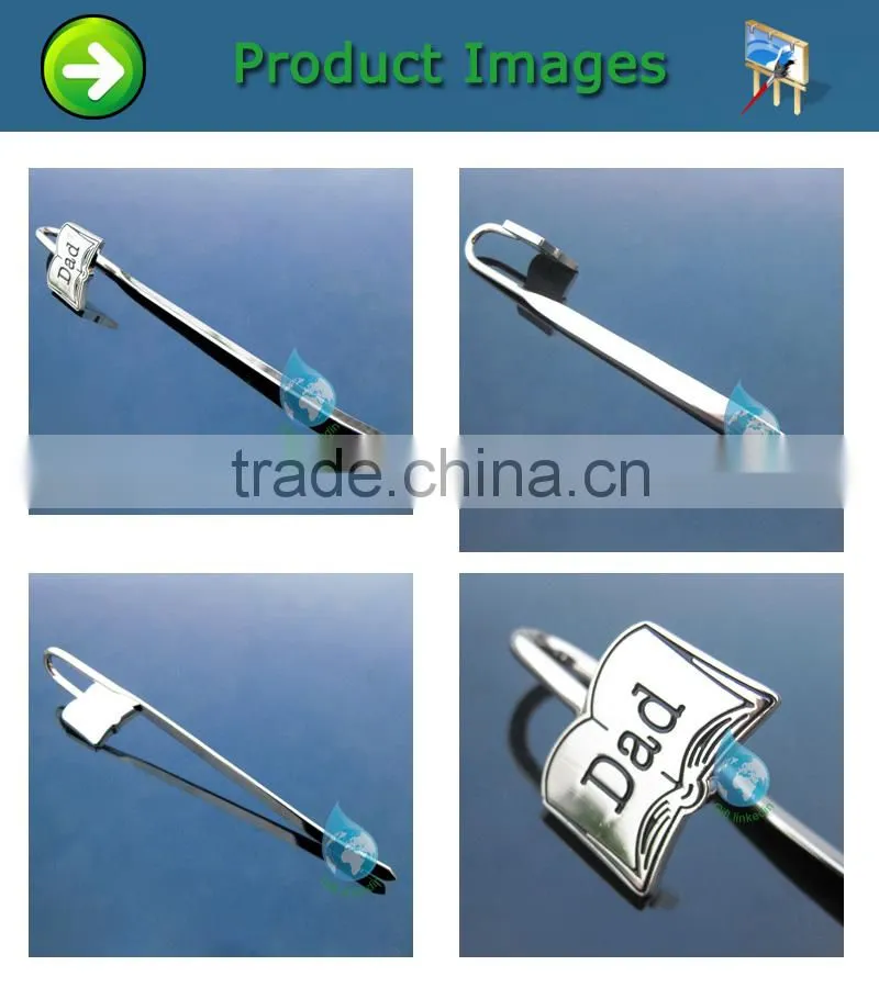 personalized custom metal book mark china wholesale