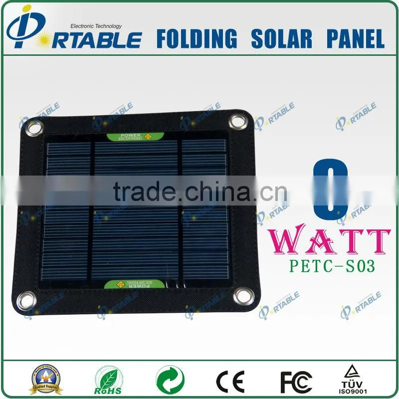3W Folding Mini Solar Charger for Phones portable solar charger