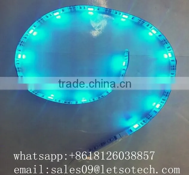 CE RoHS Certification Flex LED Strips Type RGB emitting color smd 5050 5v led strip light with battery box