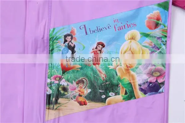 ladies pvc raincoat with hood from alibaba supplier