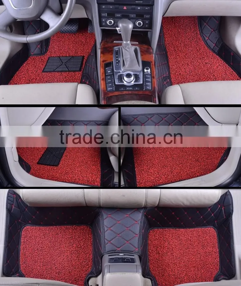 China supplier wire coil 3pcs, 5pcs full set PVC Car Mat Fit All Weather car Floor Mat