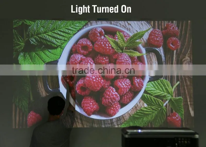 3800Lumens video Portable led multimedia projector use for home theater