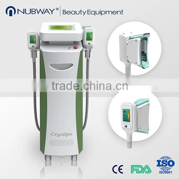 2 handles cryolipolysis freeze fat to lose weight slimming machine