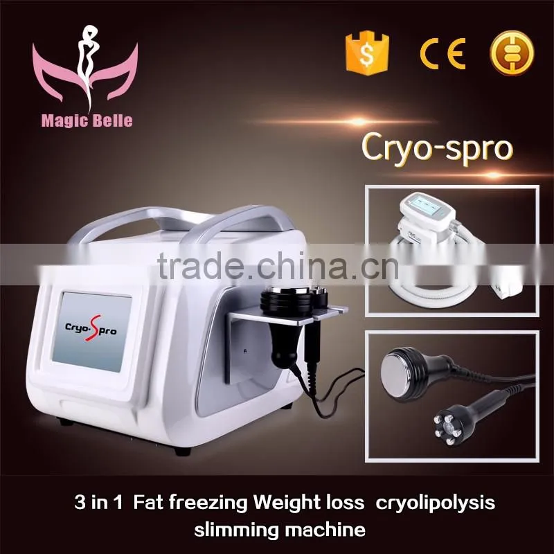 New Design Cool Sculpting Machine!!! 3 Handel Cryolipolysis Slimming Machine with Teaching Video