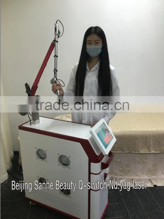 1064nm 532nm 755nm Pico second q switched nd yag laser picolaser fractional q-switched