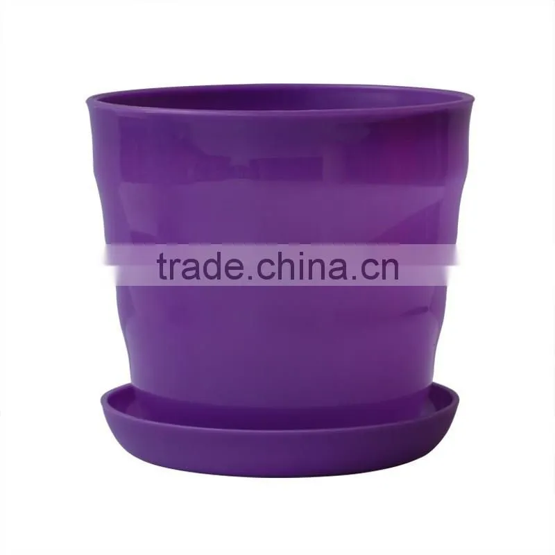 Familiar with ODM design cheap economic plastic flower pot