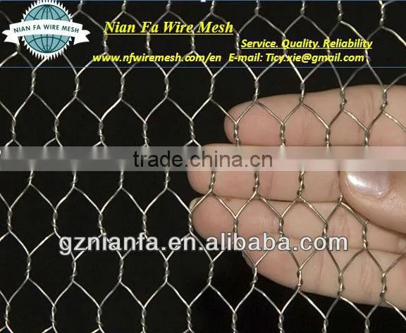 galvanized or pvc coated hexagonal chicken mesh(Factoryof Guangzhou)