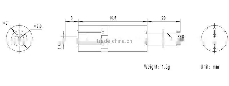 6mm dc plastic planet gear motor TGPP06 for toy