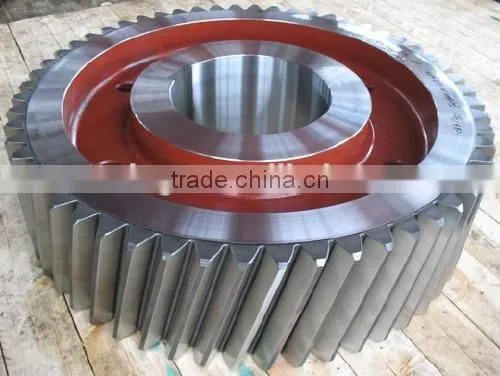 Customized stainless steel large diameter double spur gear at reasonable prices