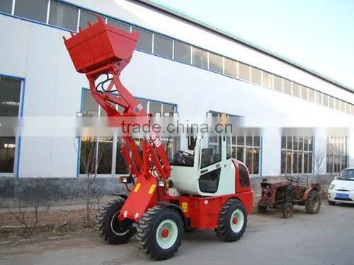 1 ton front end wheel loader loader SWM610 with CE,high hitch