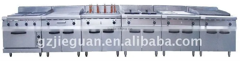 Gas Cooking Range with 4-Burner and Gas Oven