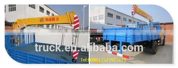 10T 4x2 dongfeng straight arm crane truck,overhead crane
