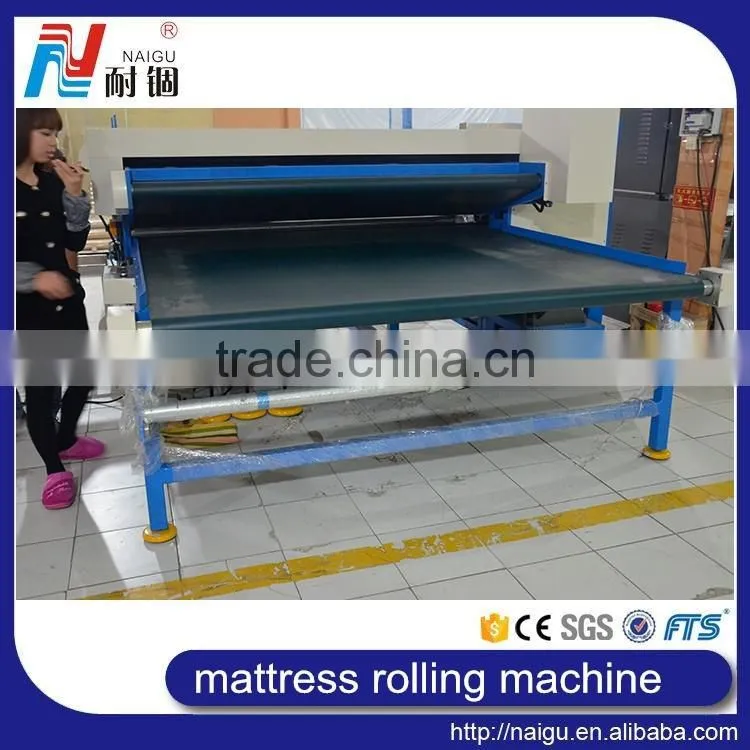 NaiGu manufacture foam mattress/spring mattress roll packing machine