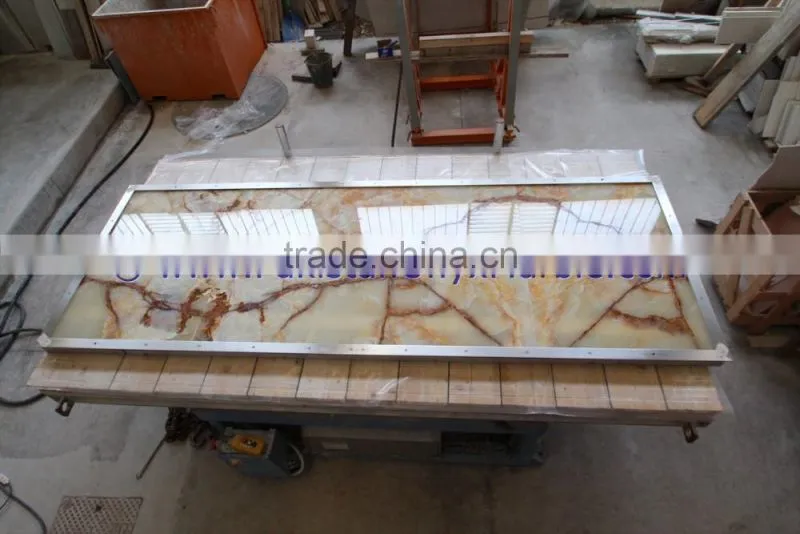 new arrive factory price LIGHT LIGHT GREEN ONYX COUNTERTOPS