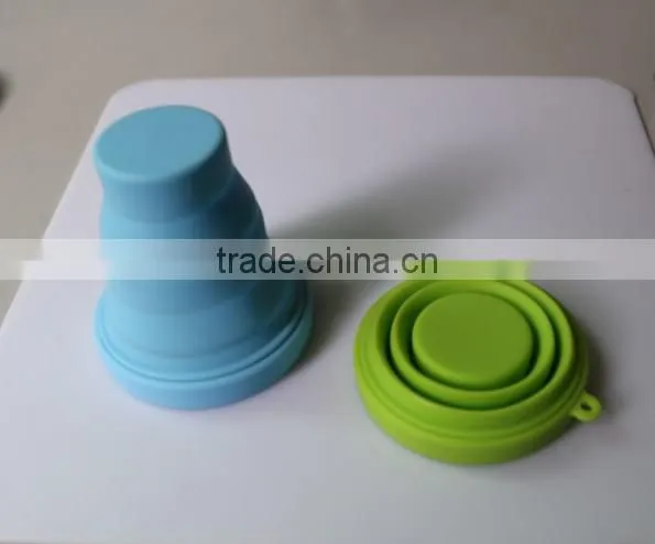 Collapsible silicone lunch box for child,high quality lunch box
