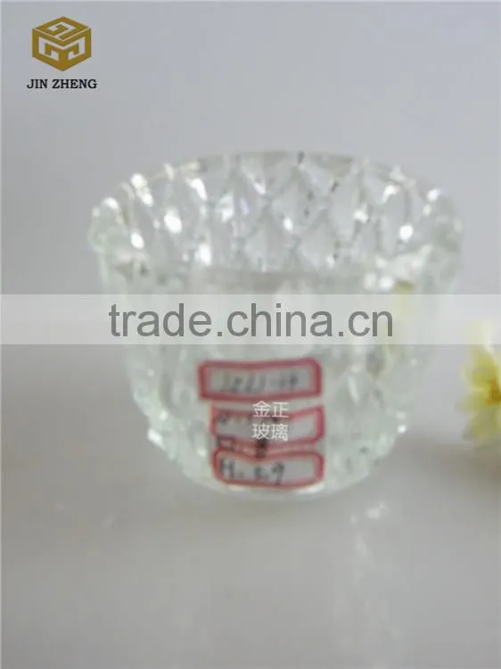 petal Clear Glass Candle Holders,mini Candle Jars
